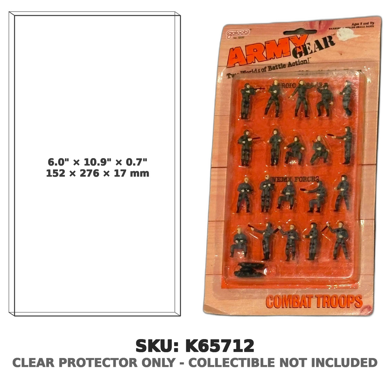 Combat Troops Army Gear Figure Set