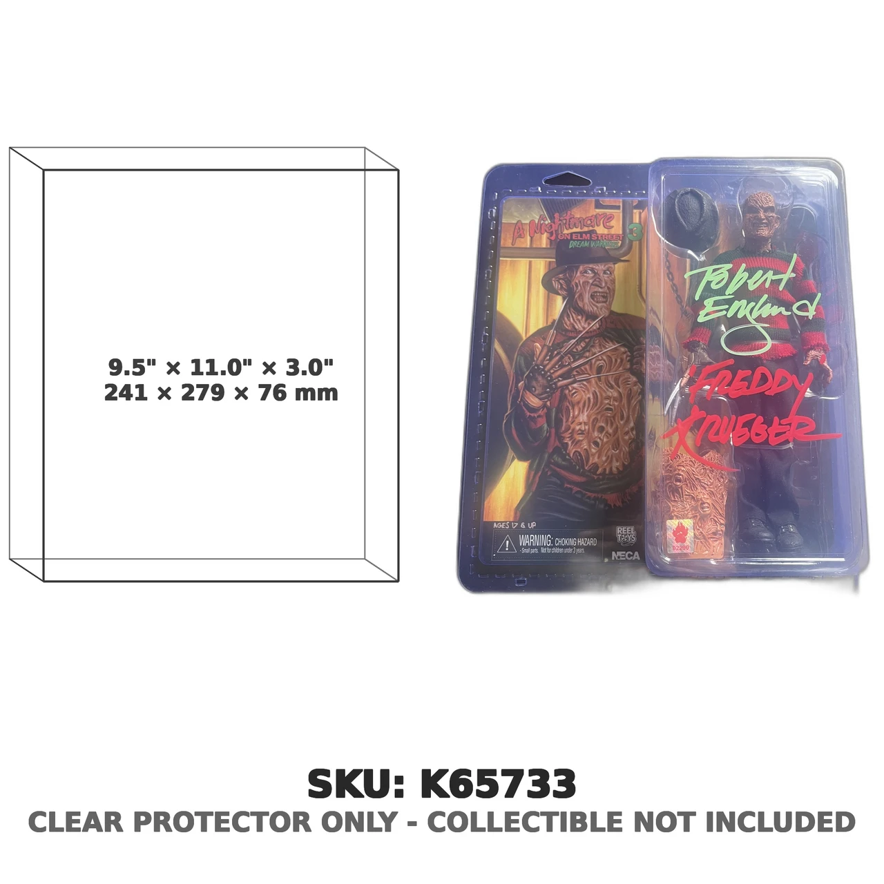 Freddy Krueger Nightmare on Elm Street 3 Clothed Figure