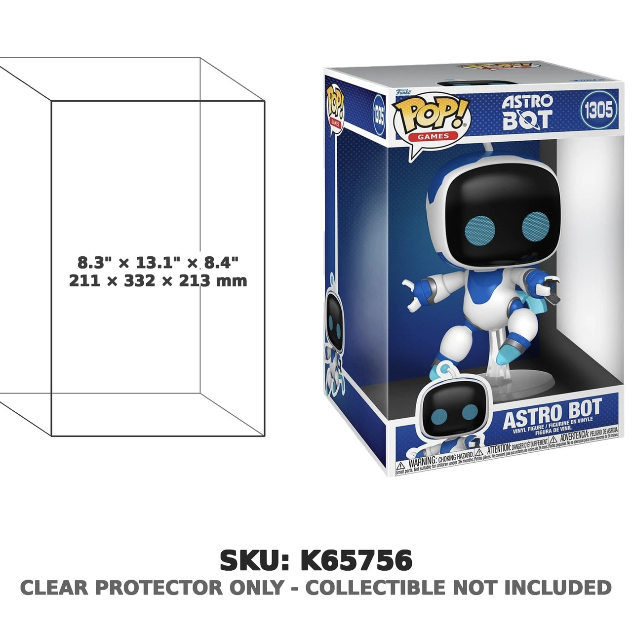 Astro Bot Pop! 1305 Jumbo 10-Inch Figure
