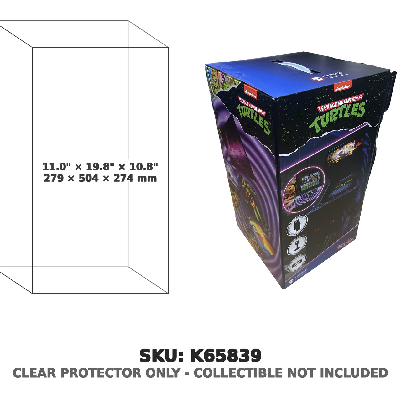 TMNT Turtles in Time Quarter Arcades 1/4 Scale Cabinet
