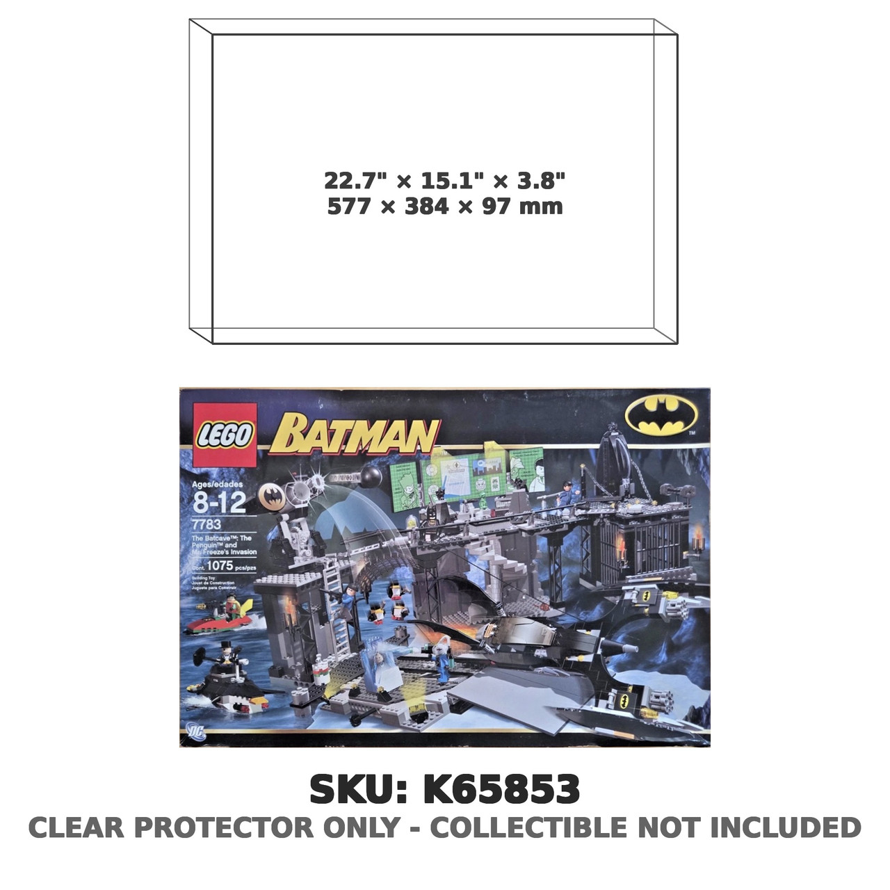 The Batcave Penguin and Mr. Freeze's Invasion LEGO Batman 7783 Set