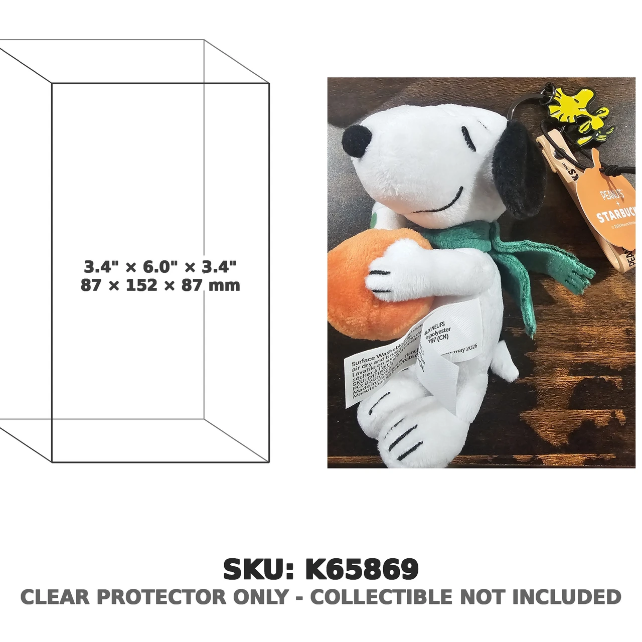 Starbucks Snoopy Tote Charm