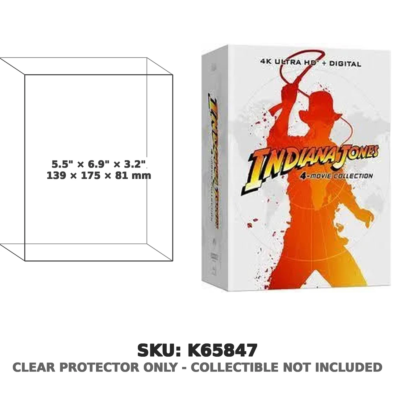Indiana Jones 4-Movie Collection 4K Ultra HD Steelbook