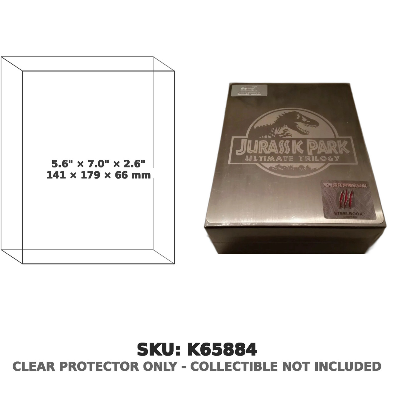 Jurassic Park Ultimate Trilogy HDzeta Blu-ray Steelbook Box Set
