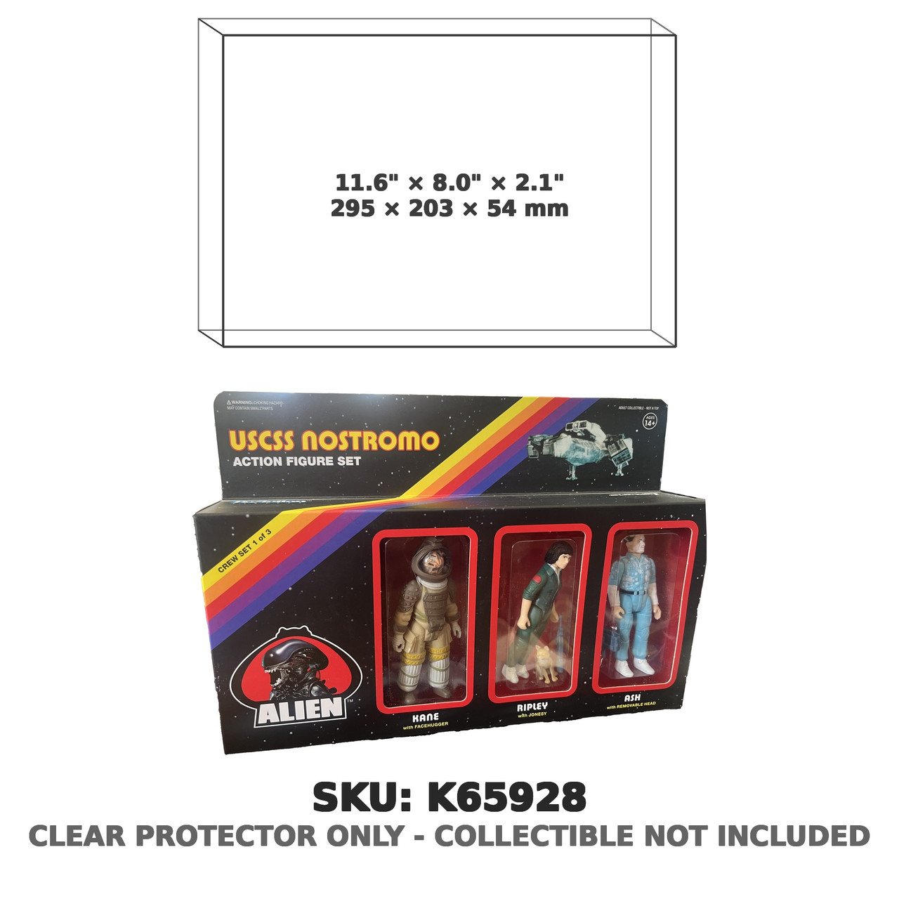 USCSS Nostromo Crew Set 1 Alien ReAction Figure Set