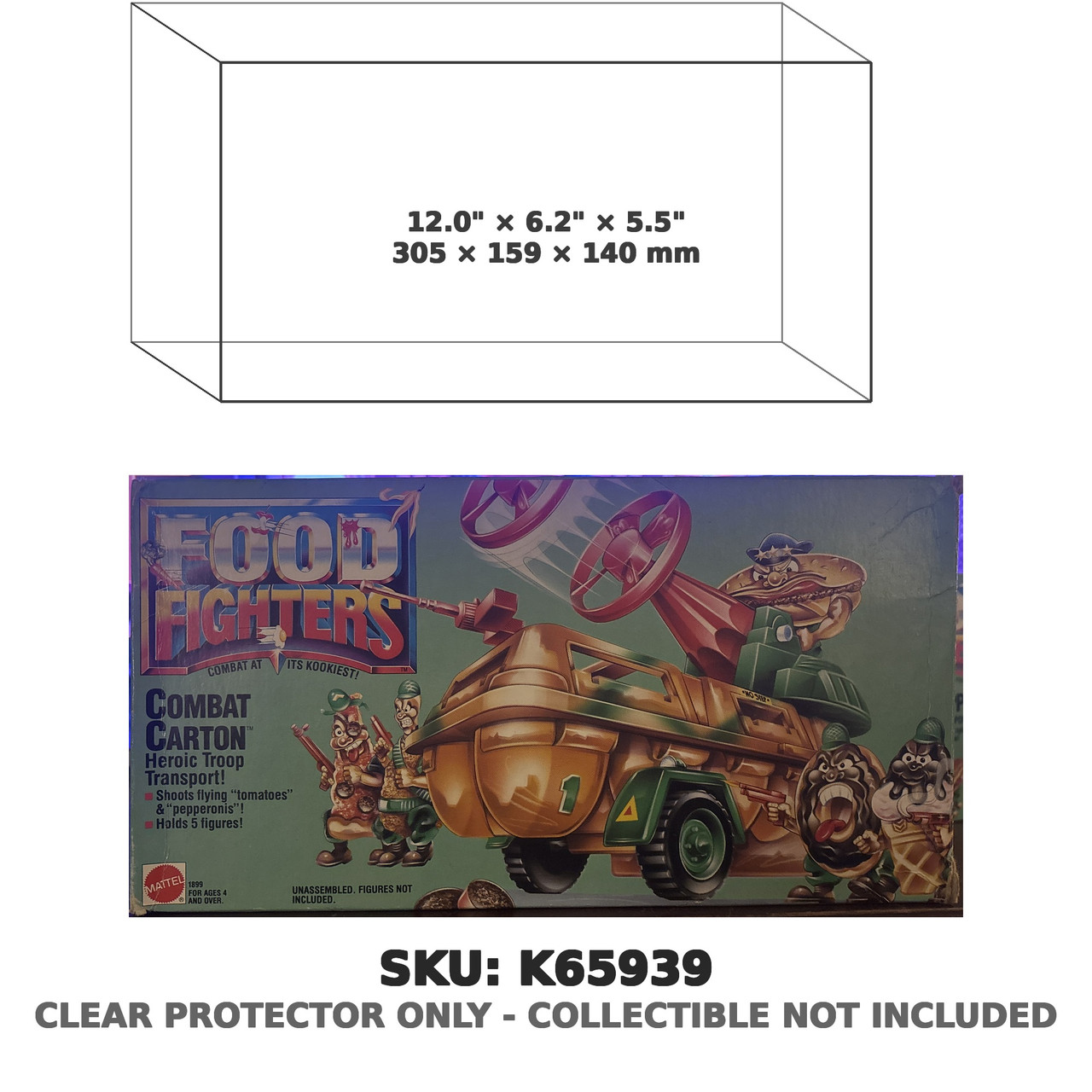 Combat Carton Food Fighters Vehicle