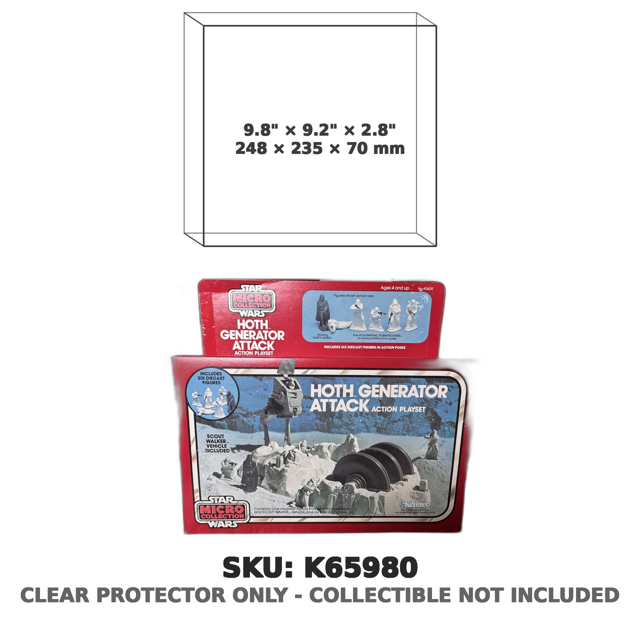 Hoth Generator Attack Star Wars Micro Collection Playset
