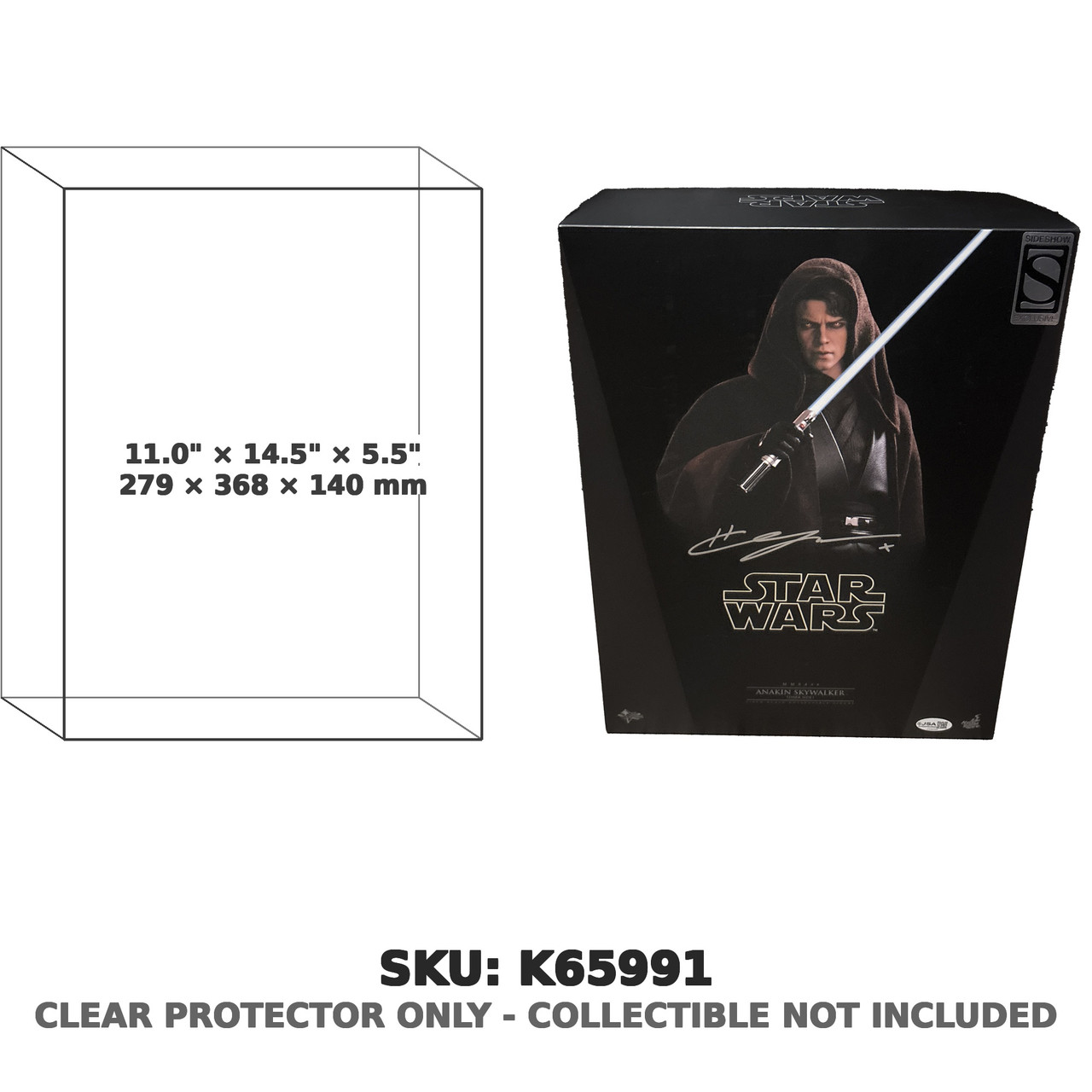 Anakin Skywalker Dark Side Star Wars Sideshow Exclusive 1/6 Scale Figure