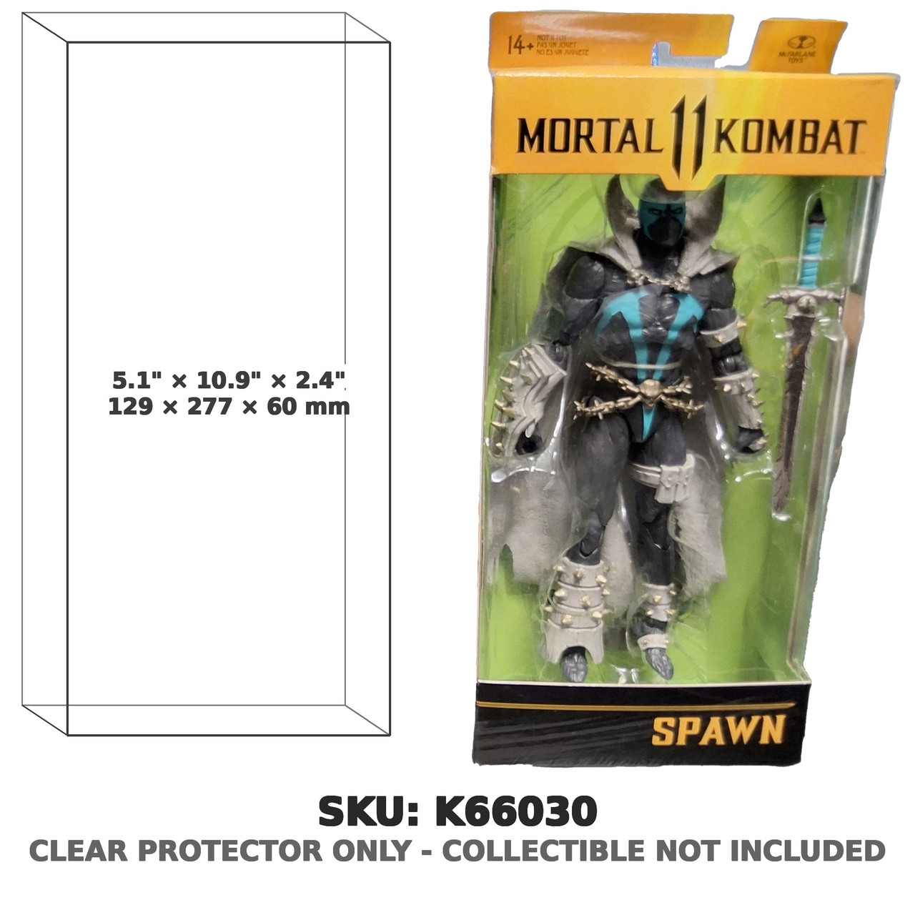 Spawn Mortal Kombat 11 Yellow Box Version