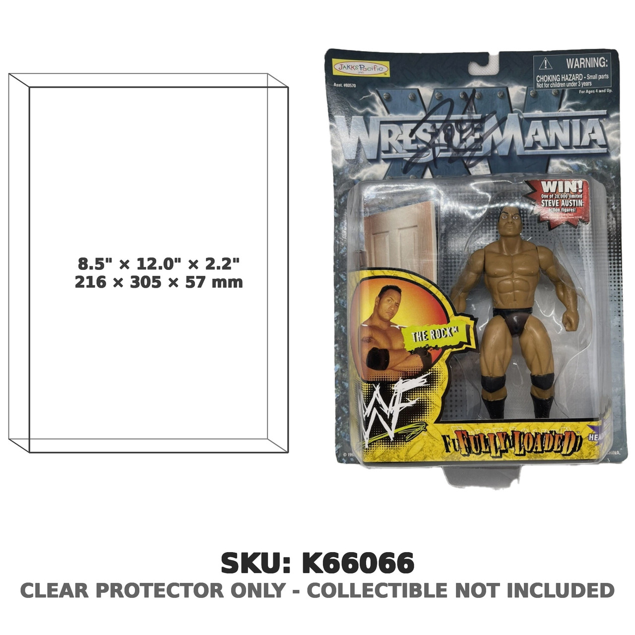 The Rock WWF WrestleMania XV Fully Loaded Figure