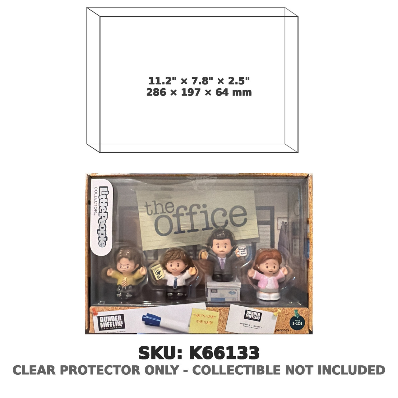 The Office Little People Collector 4-Figure Set