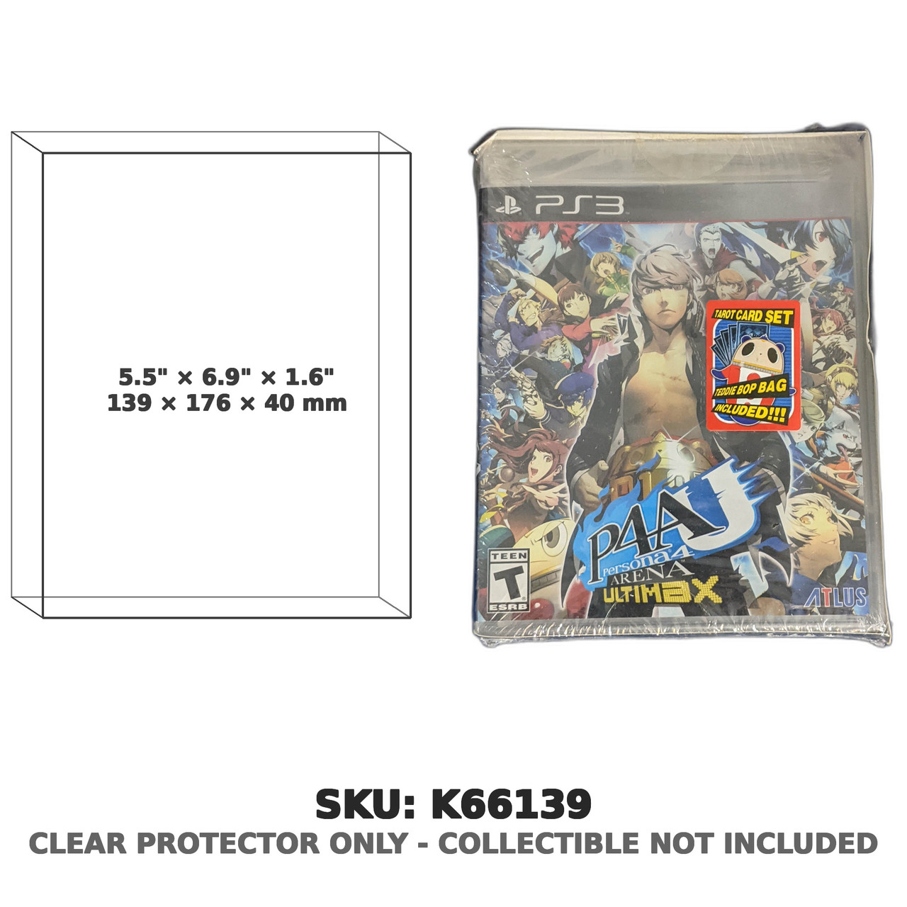 Persona 4 Arena Ultimax PS3 with Tarot Card Set & Teddie Bop Bag