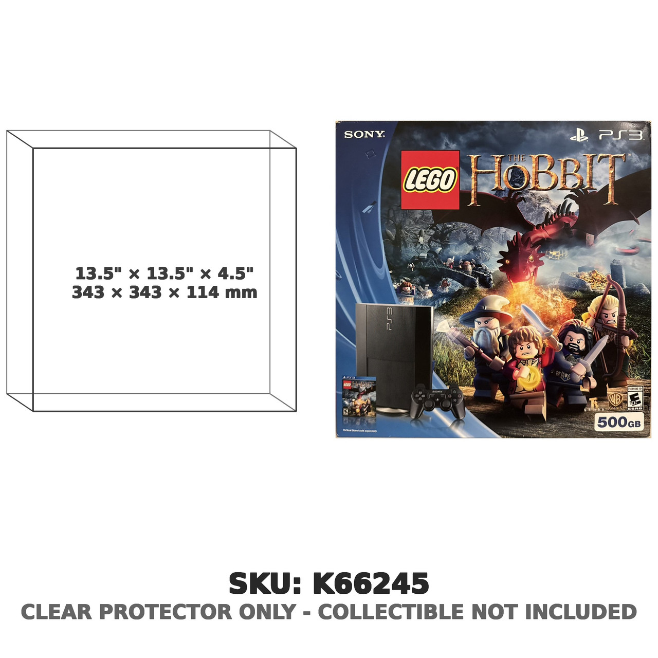LEGO The Hobbit PS3 Super Slim 500GB Console Bundle Box