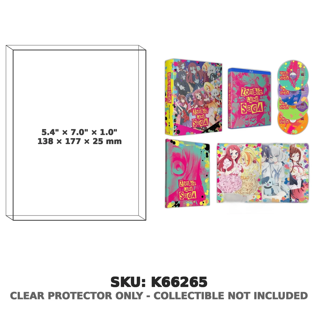 Zombie Land Saga Season 1 Limited Edition Blu-ray + DVD