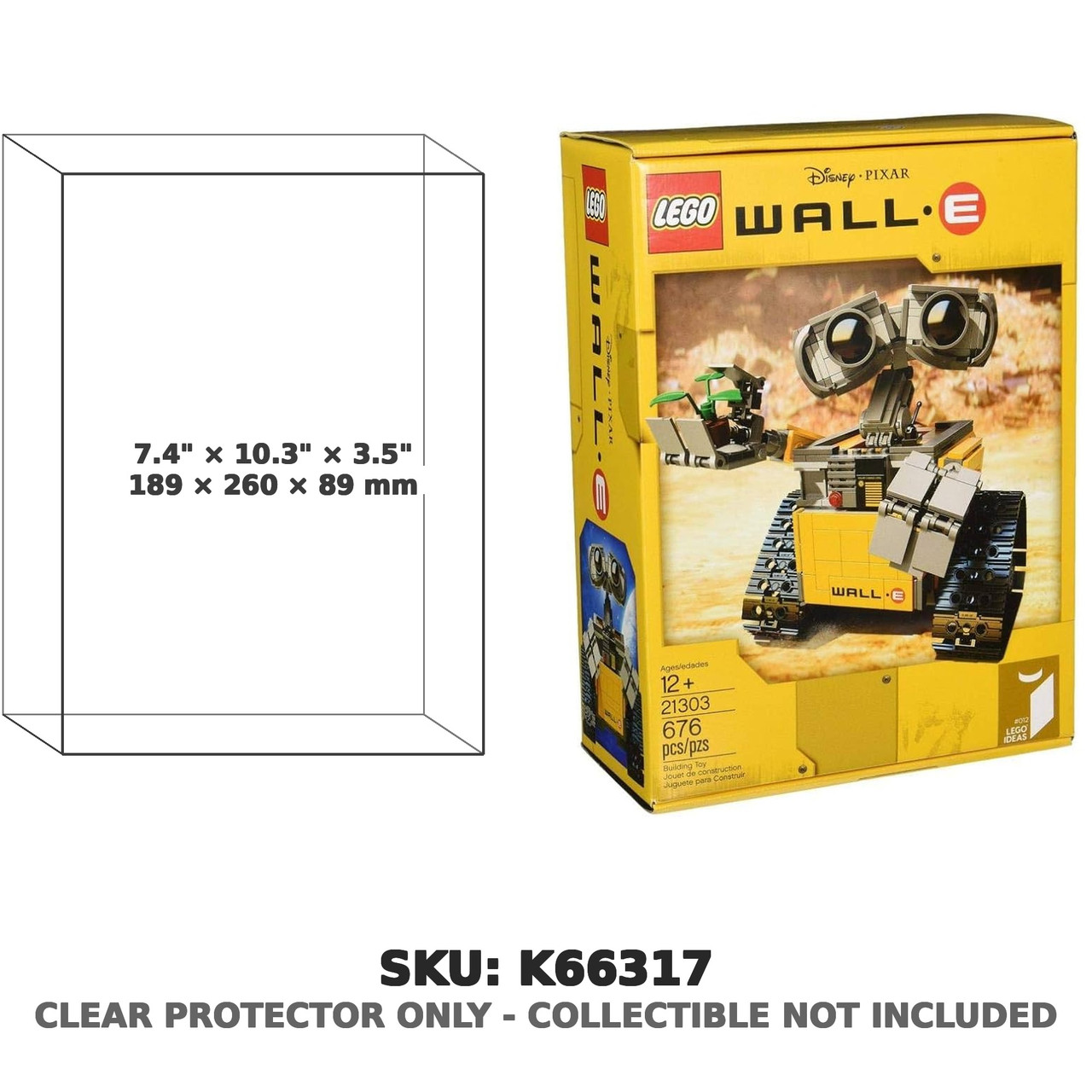 WALL-E Disney Pixar LEGO Ideas Set 21303