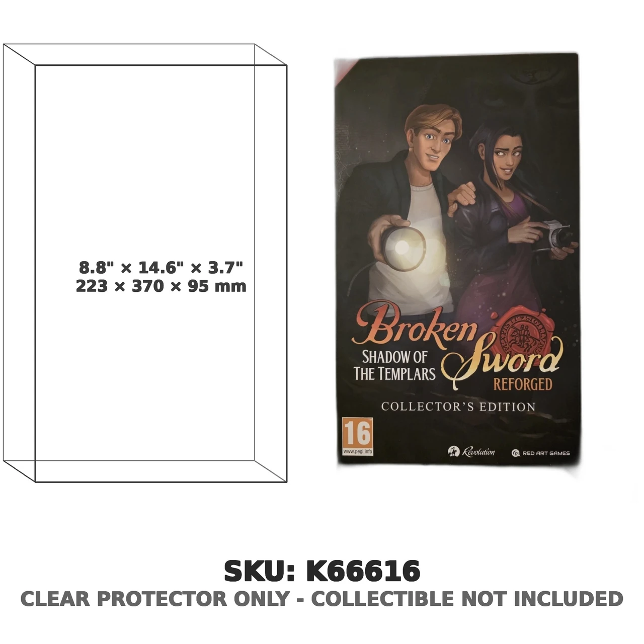Broken Sword Shadow of the Templars Reforged Collector's Edition Game