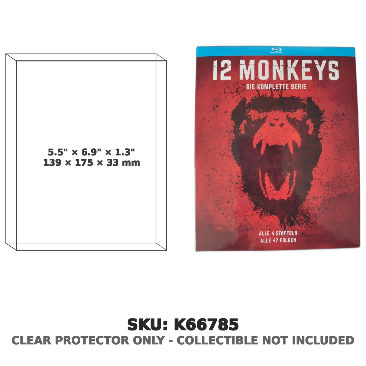 12 Monkeys Complete Series Blu-ray Box Set German Version