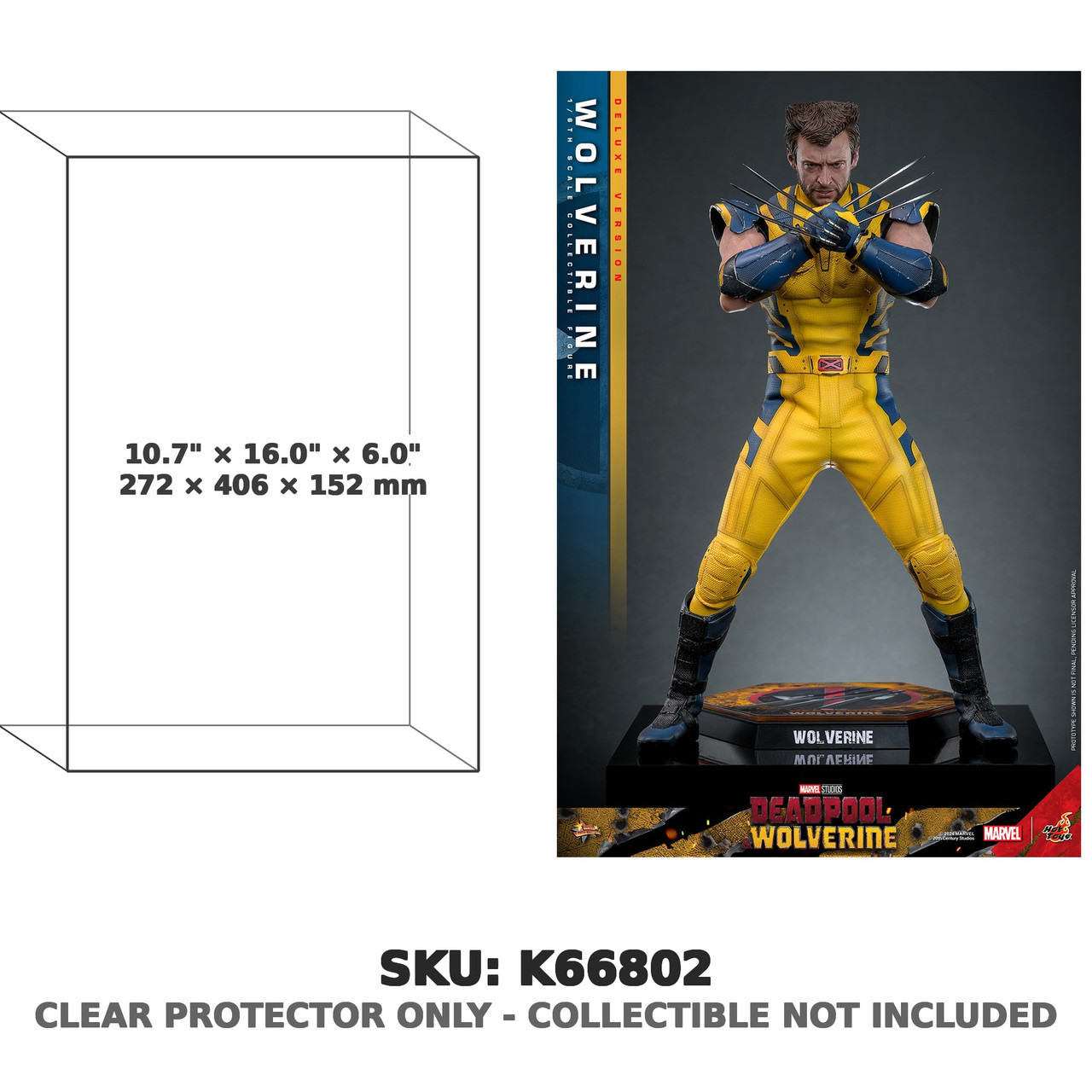 Wolverine Deadpool & Wolverine Deluxe Version 1/6 Scale Figure