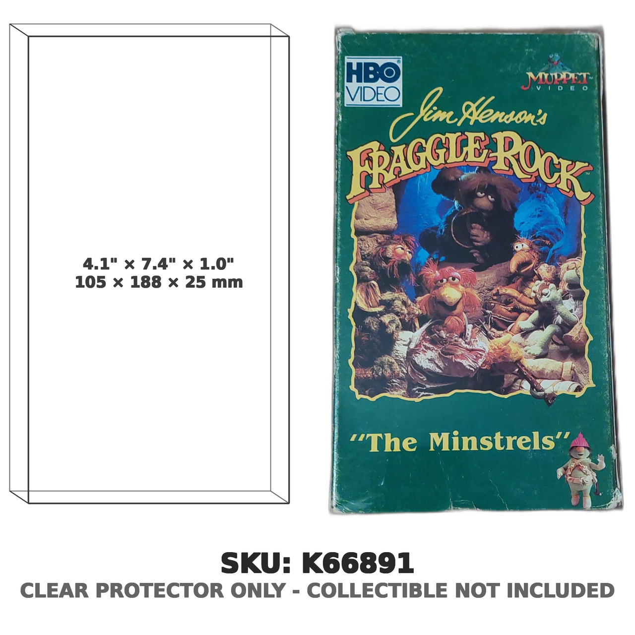 The Minstrels Fraggle Rock Vintage VHS Tape