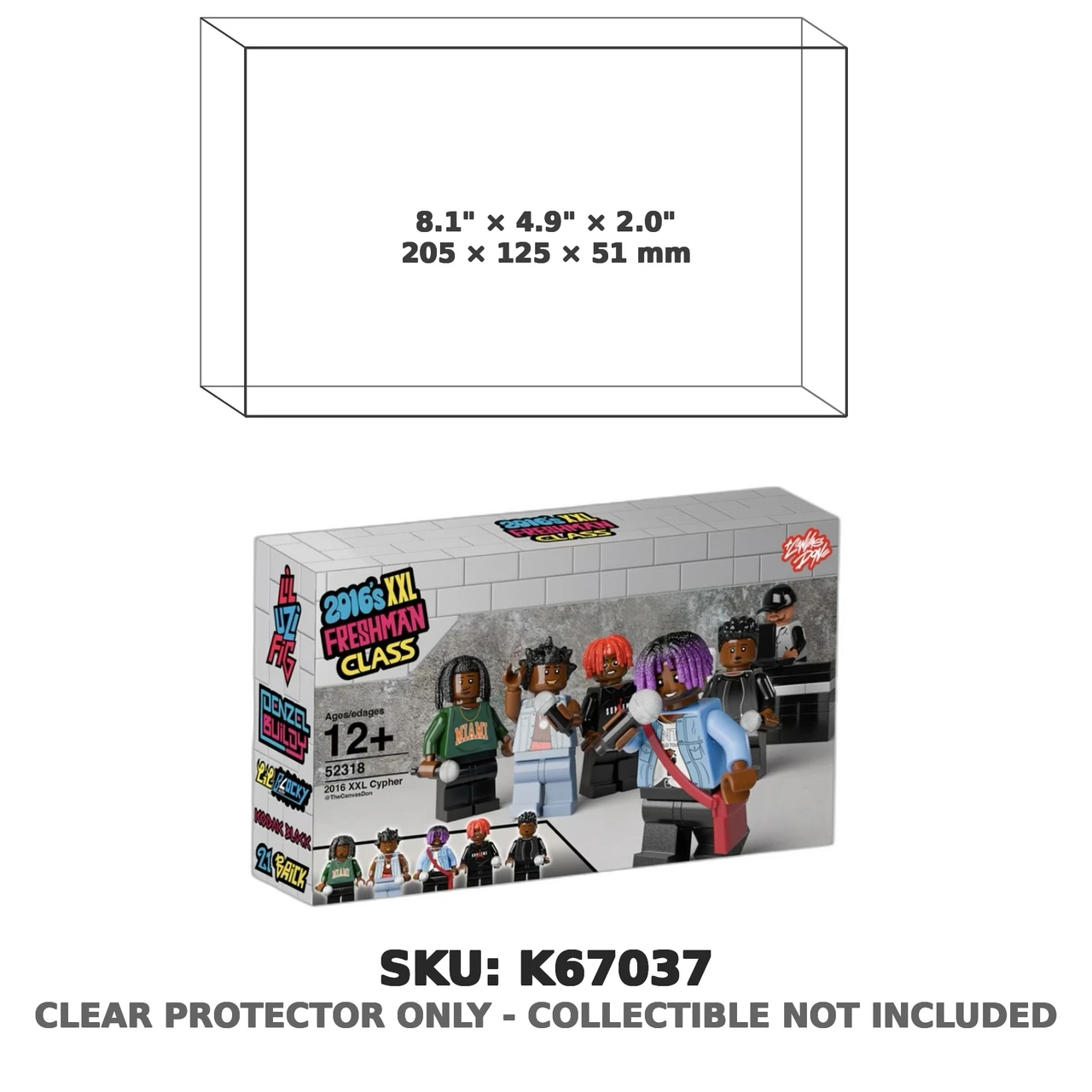 2016 XXL Freshman Class Cypher TheCanvasDon Minifigure Set