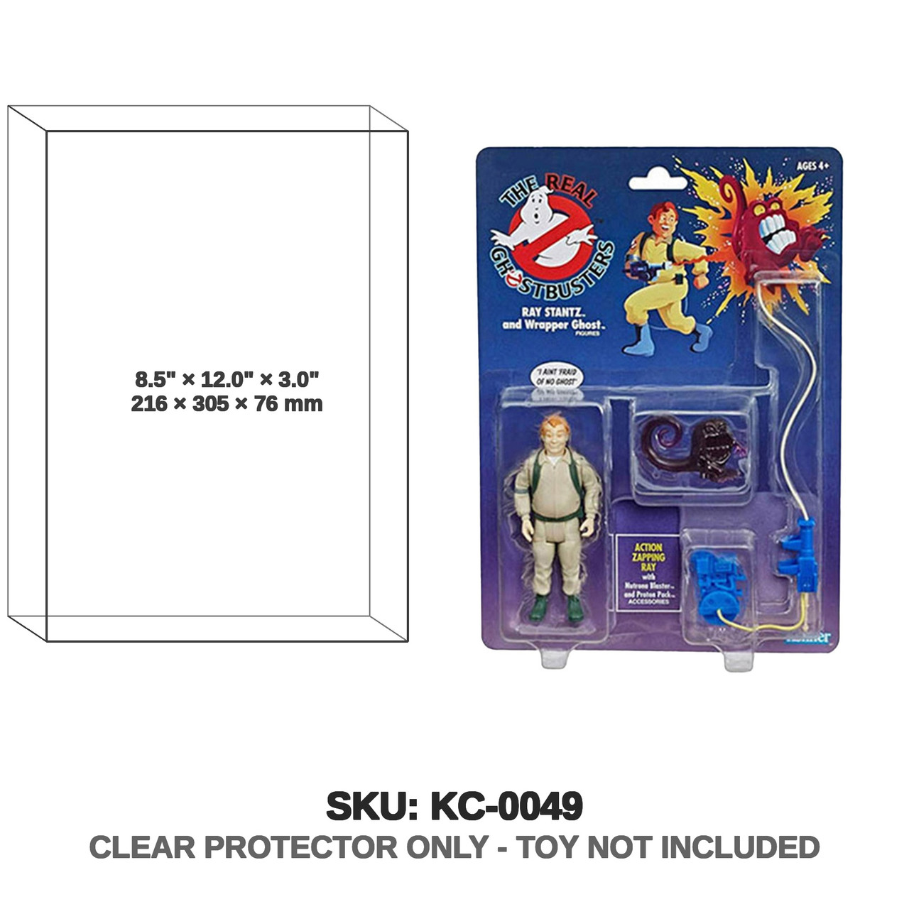 The Real Ghostbusters Figure 3 Inch Thick Case