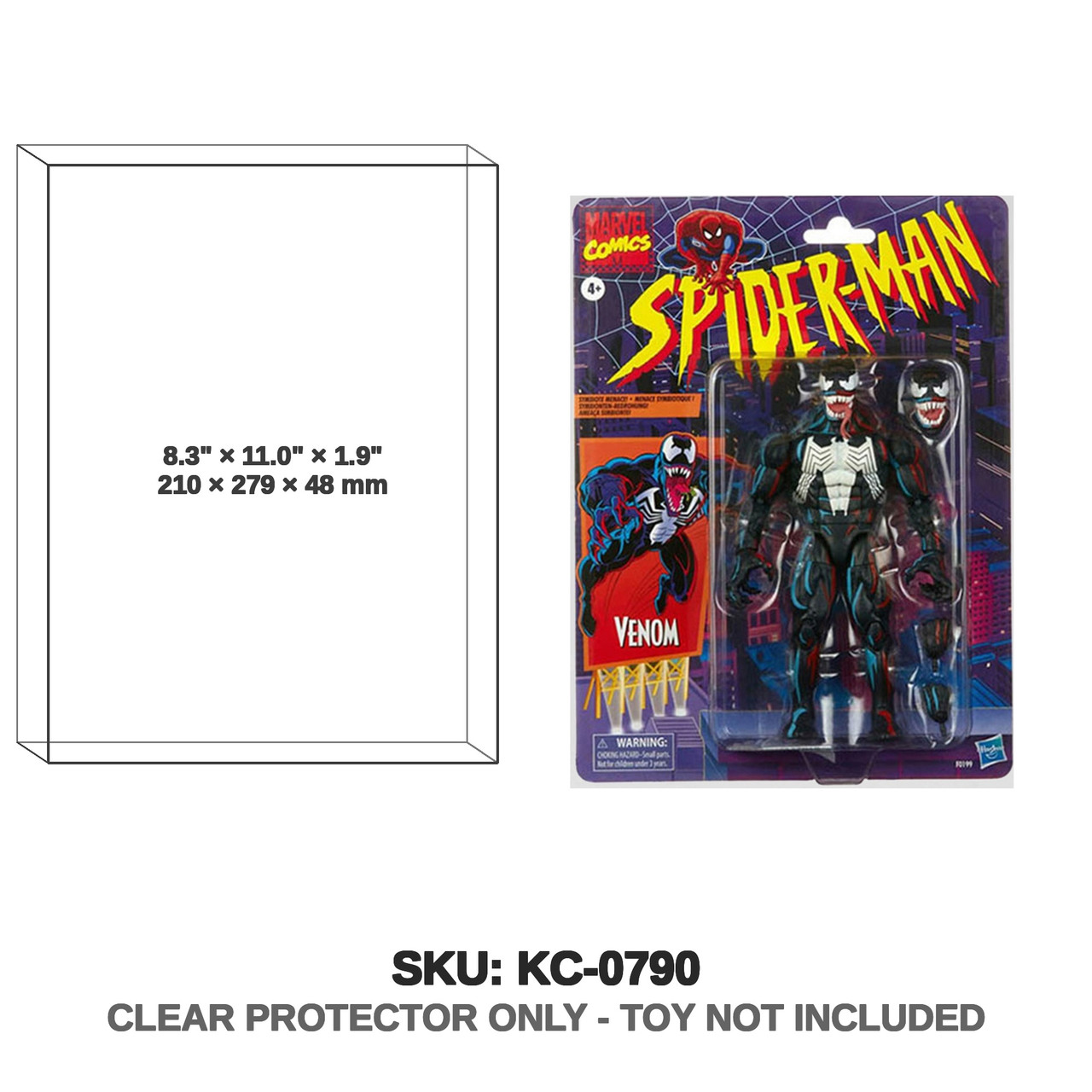 Marvel Legends Spider-Man Retro 6"Venom SDCC Pulsecon Action Figure