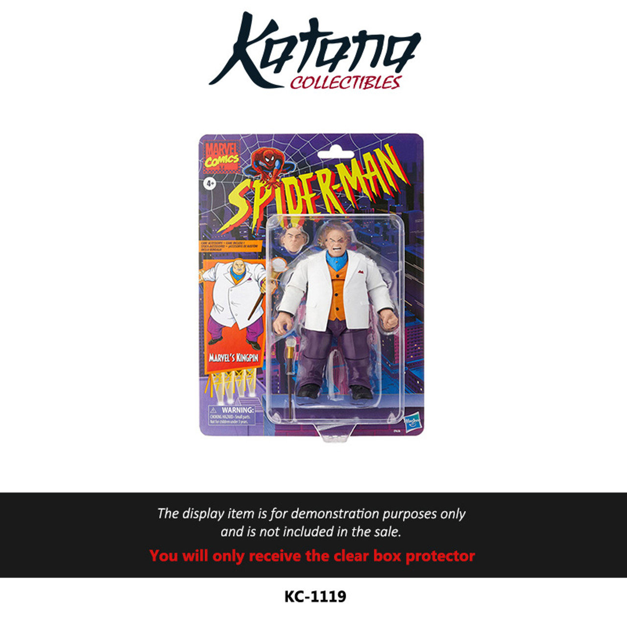 Katana Collectibles Protector For Marvel Legends Retro 6 inch Action Figure Spider-Man Series - Kingpin