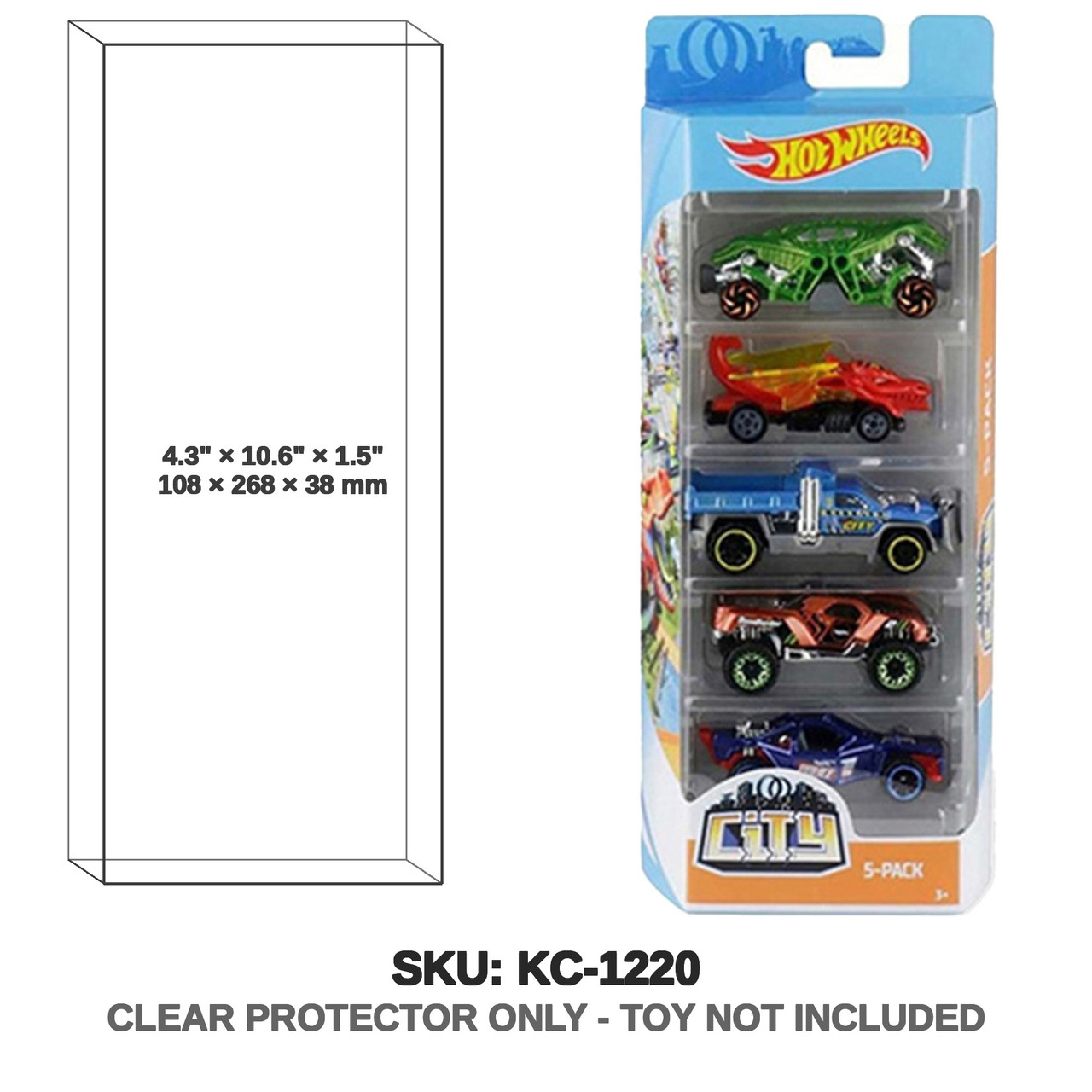 Hot Wheels City Standard 5-Pack