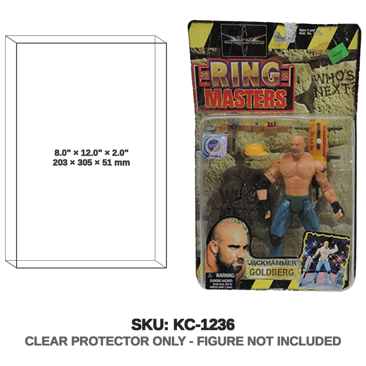 Toy Biz WCW Ringmasters Goldberg 1998