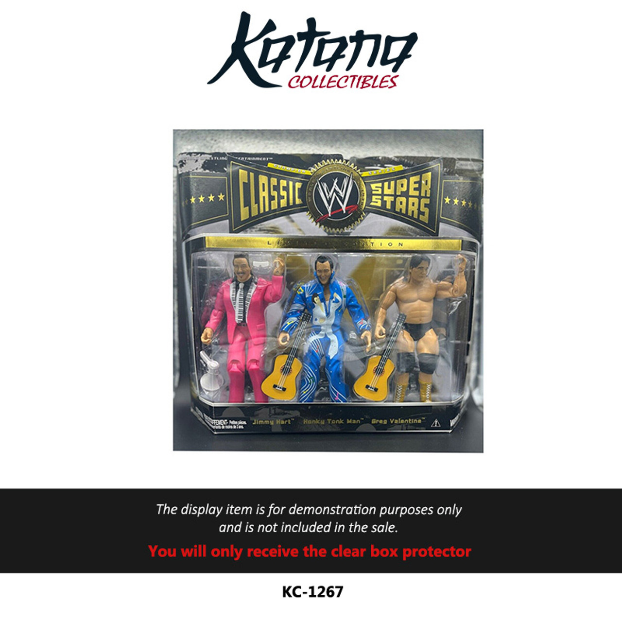 Katana Collectibles Protector For WWE Classic Super Stars 3-pack Limited Edition