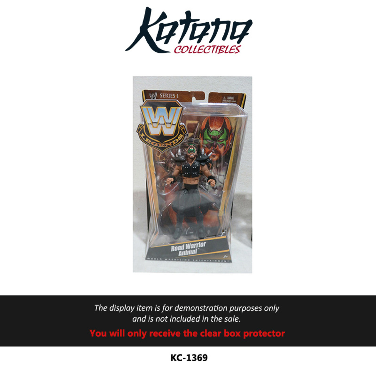Katana Collectibles Protector For Mattel WWE Legends Series 1 - 3