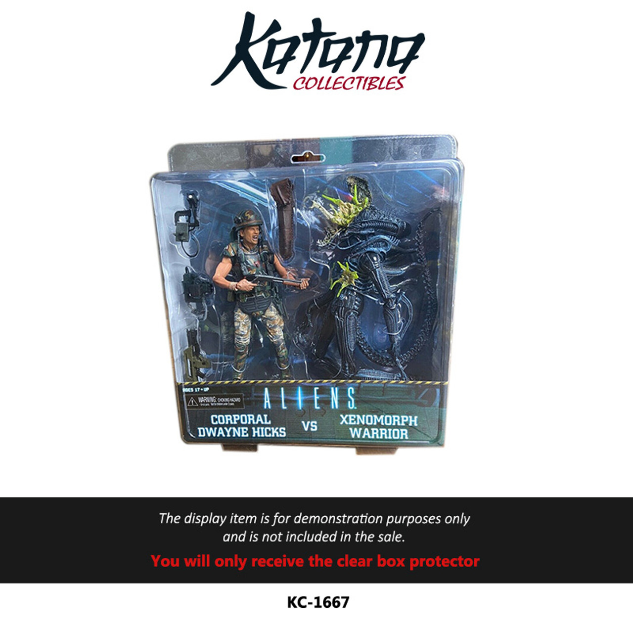 Katana Collectibles Protector For NECA ALIENS Corporal Dwayne Hicks versus xenomorph Warrior