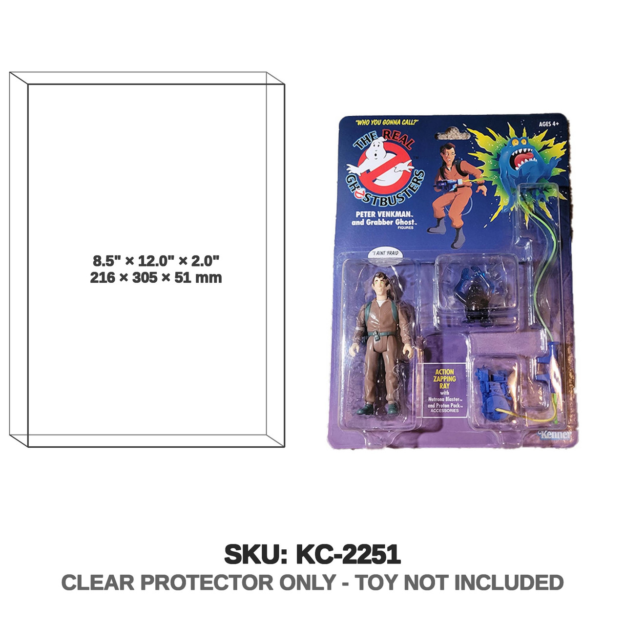 Kenner The Real Ghostbusters Action Figures - 2" Thick
