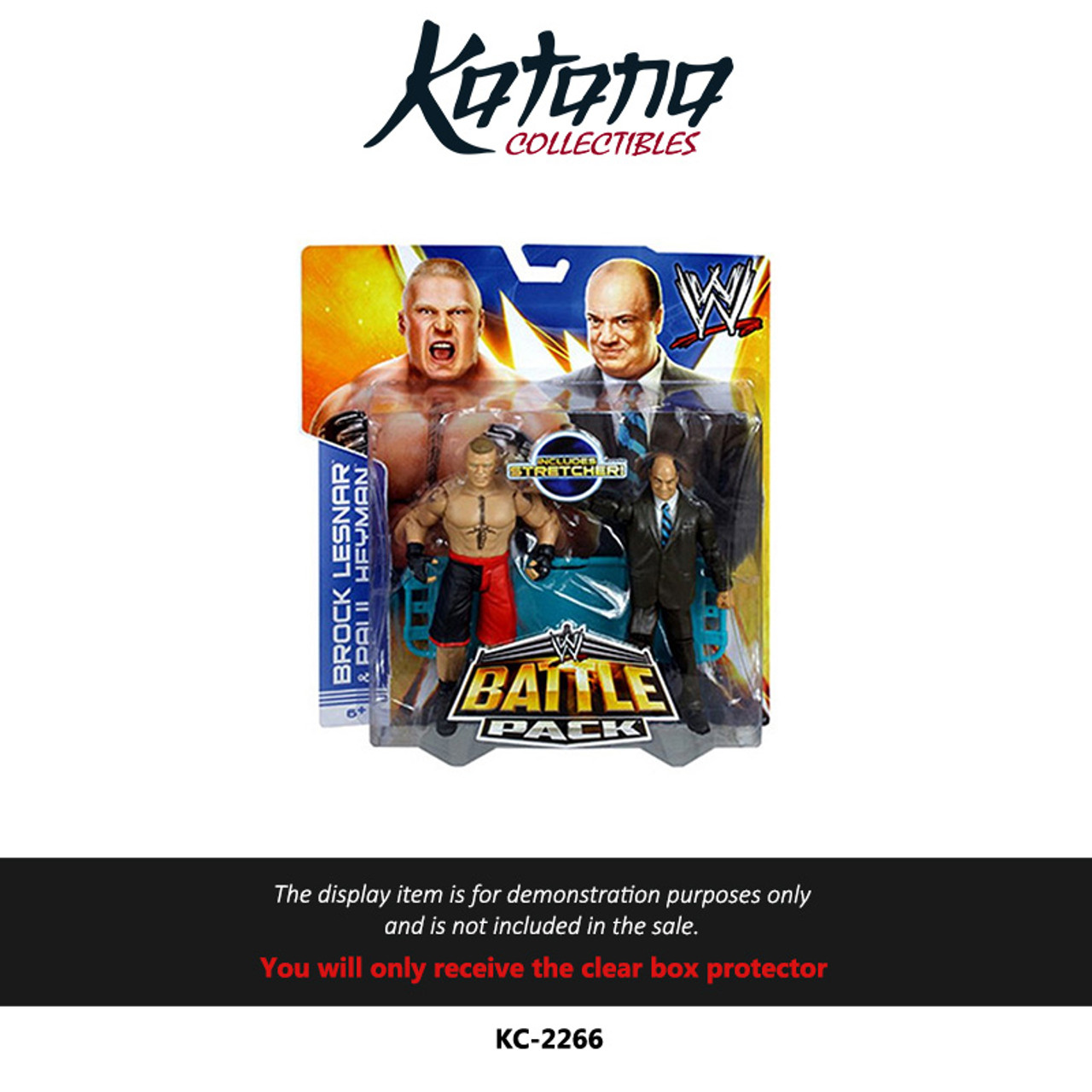 Katana Collectibles Protector For WWE Brock Lesnar and Paul Heyman battle pack