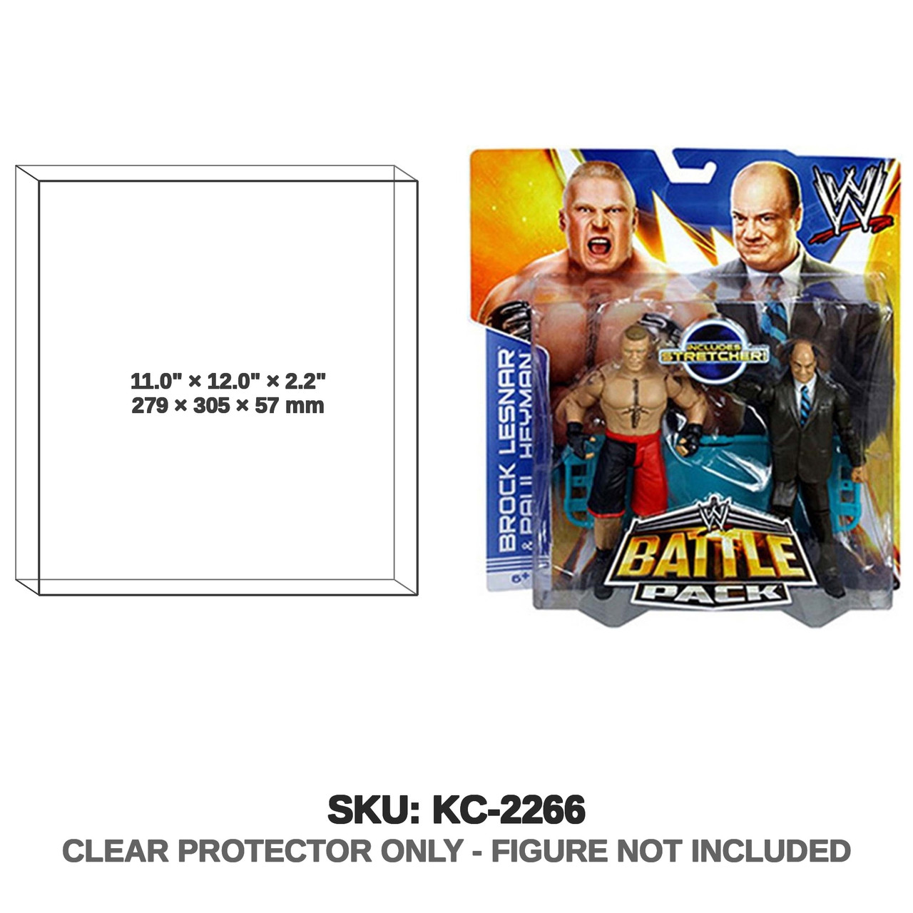 Brock Lesnar & Paul Heyman WWE Battle Pack Figures