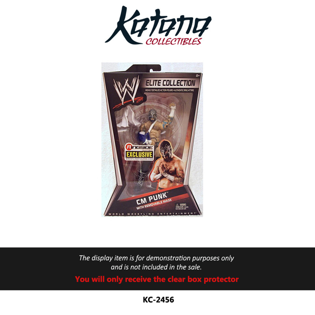 Katana Collectibles Protector For Jazwares Elite Collection CM Punk With Removable Mask