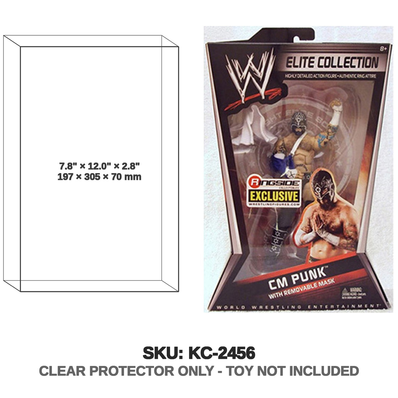 Jazwares WWE Elite Collection CM Punk With Removable Mask