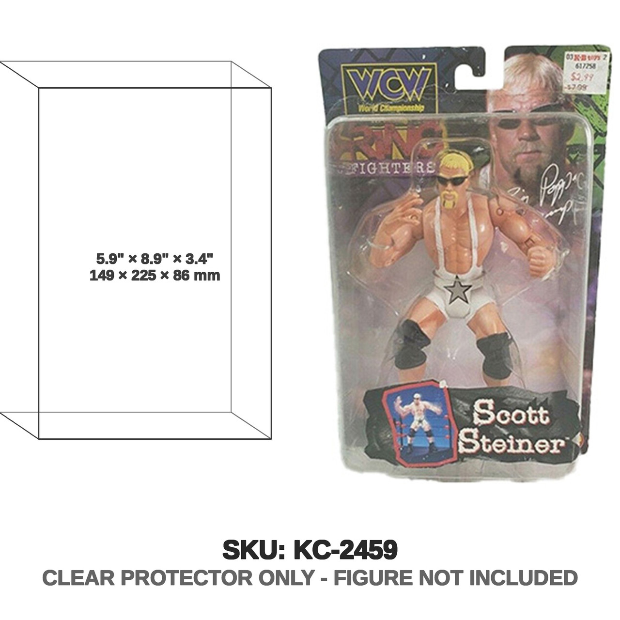 Toy Biz WCW NWO Ring Fighters Scott Steiner 1999