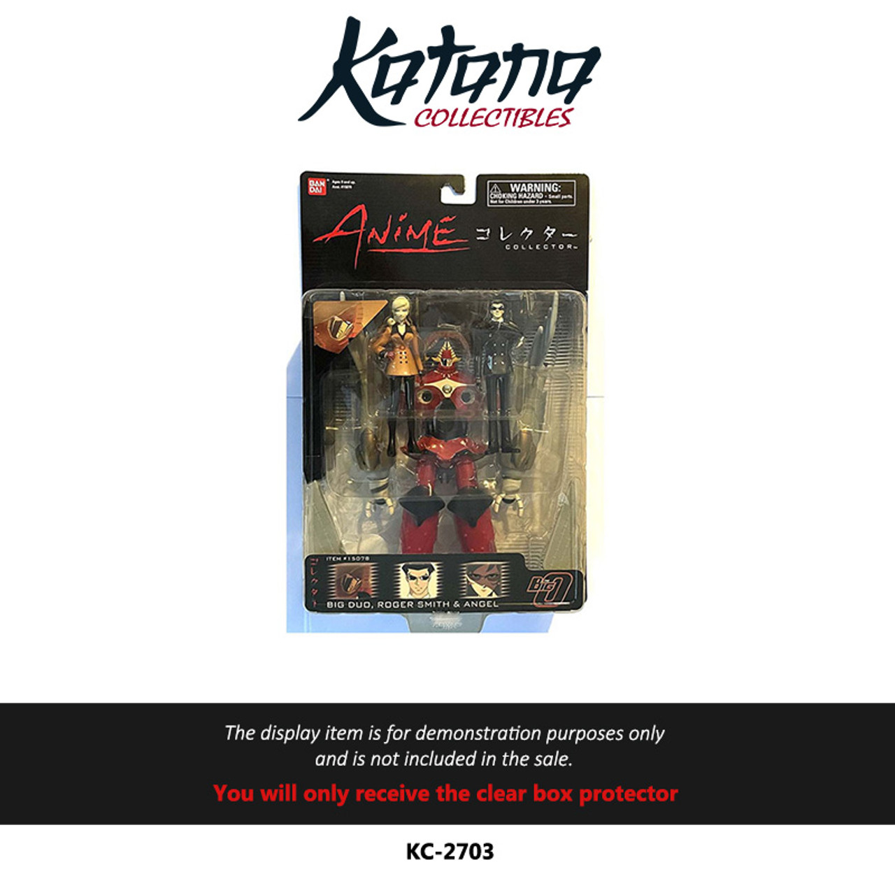 Katana Collectibles Protector For The Big O: Big Duo, Roger Smith & Angel Anime Collector Figure Pack