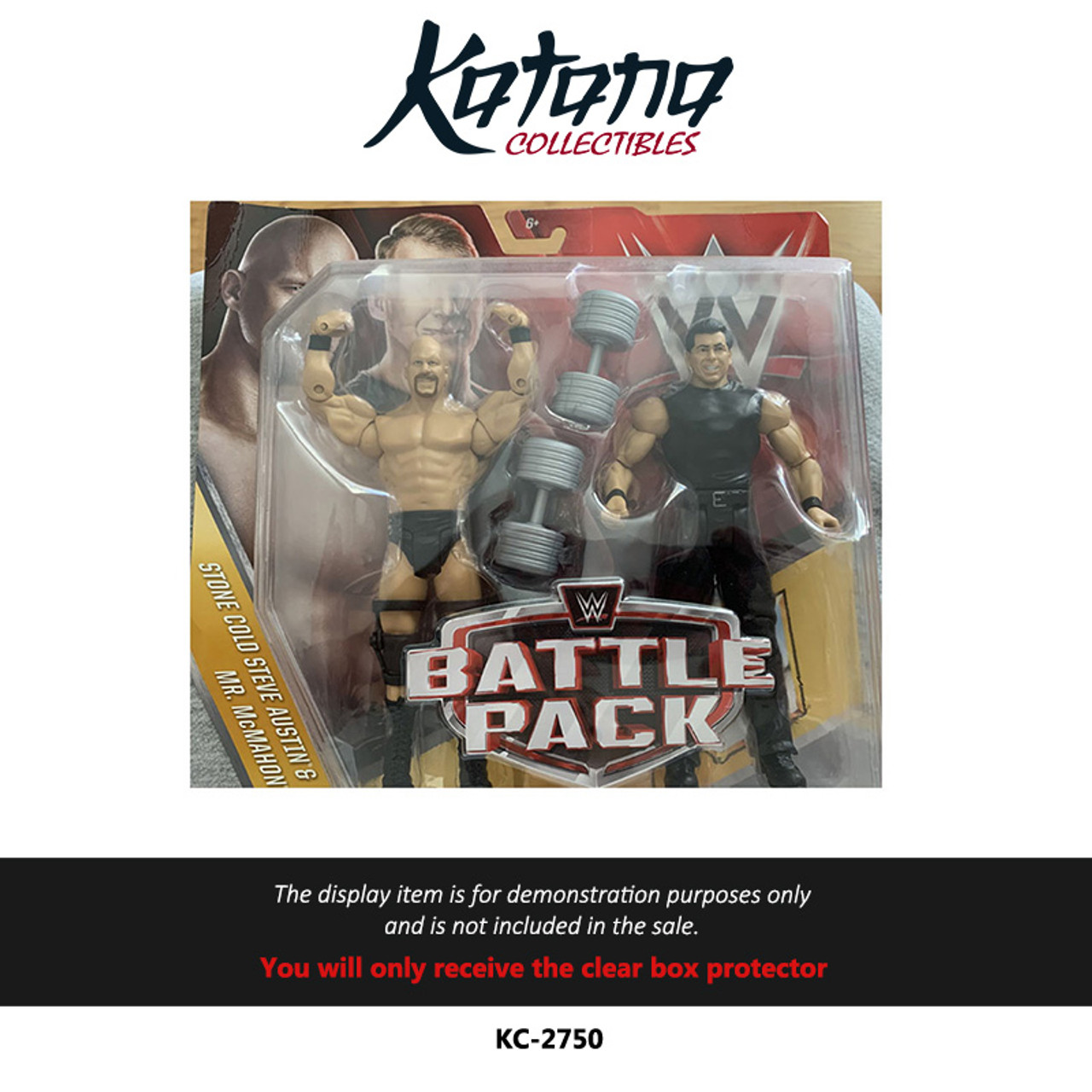 Katana Collectibles Protector For WWE Battle Pack Austin Vs Mcmahon