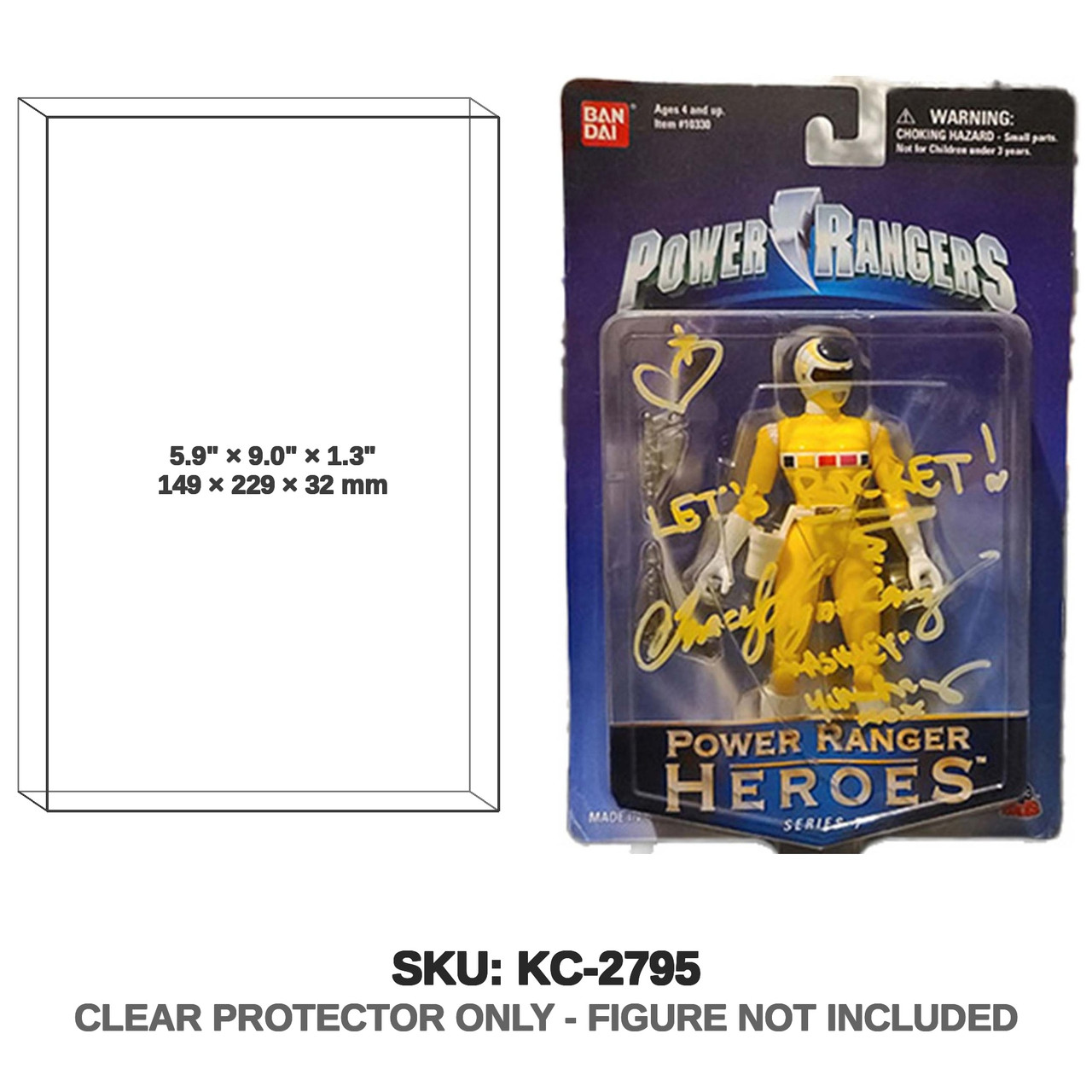 Yellow Space Ranger Power Rangers Heroes Figure