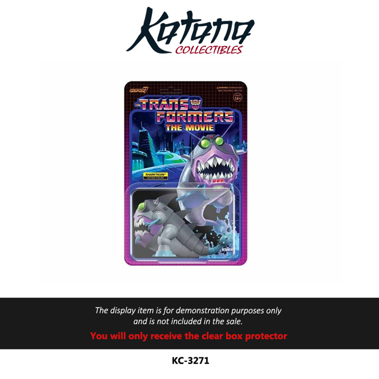 Katana Collectibles Protector For Transformers Reaction Sharkticon