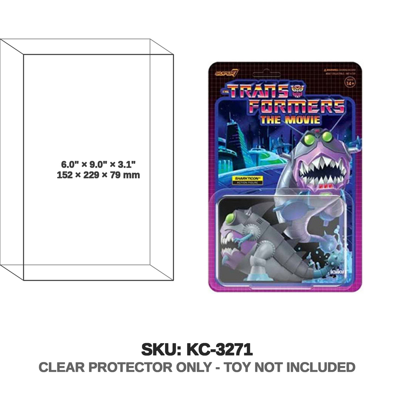 Super7 Transformers ReAction Sharkticon