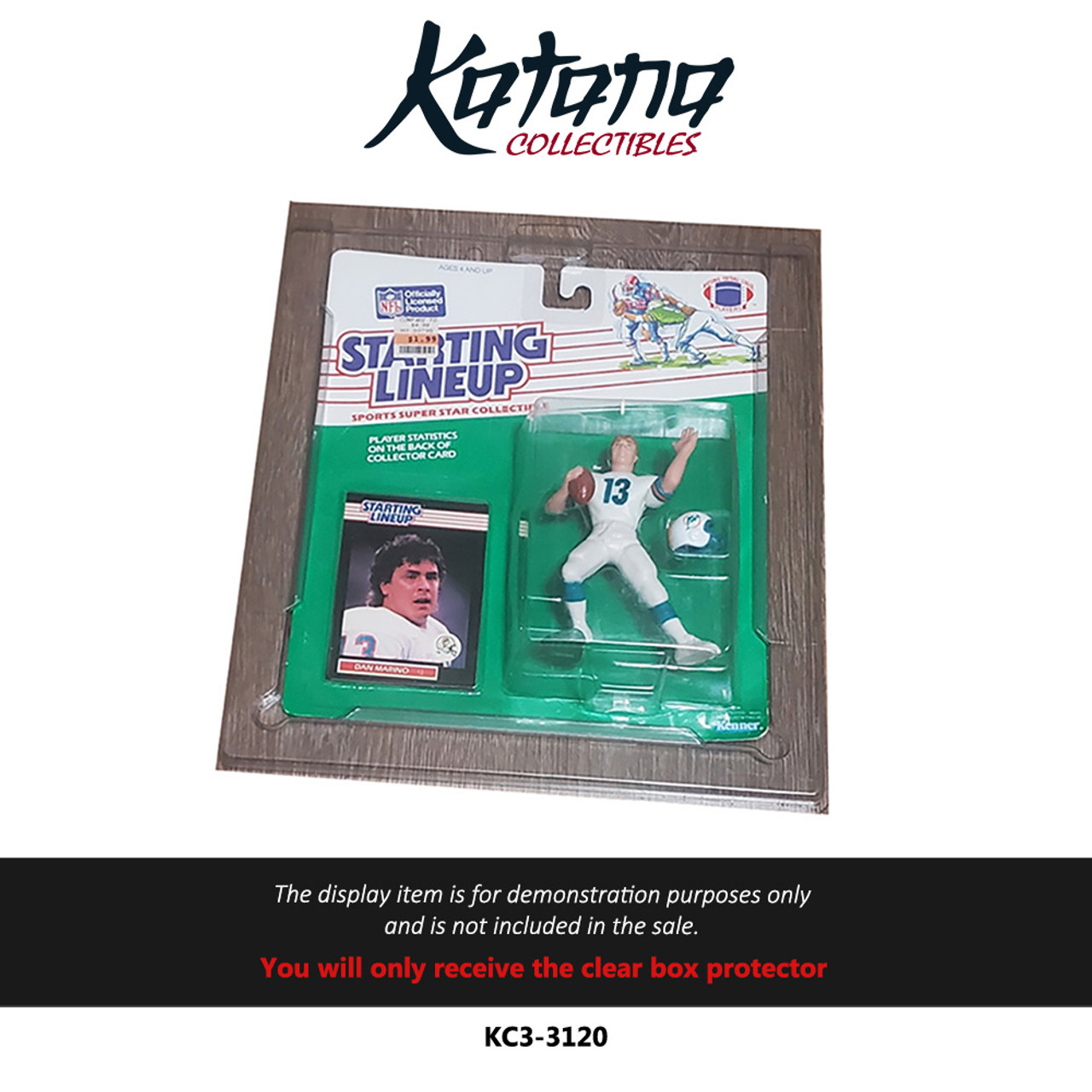 Katana Collectibles Protector For NFL Starting Lineup Dan Marino