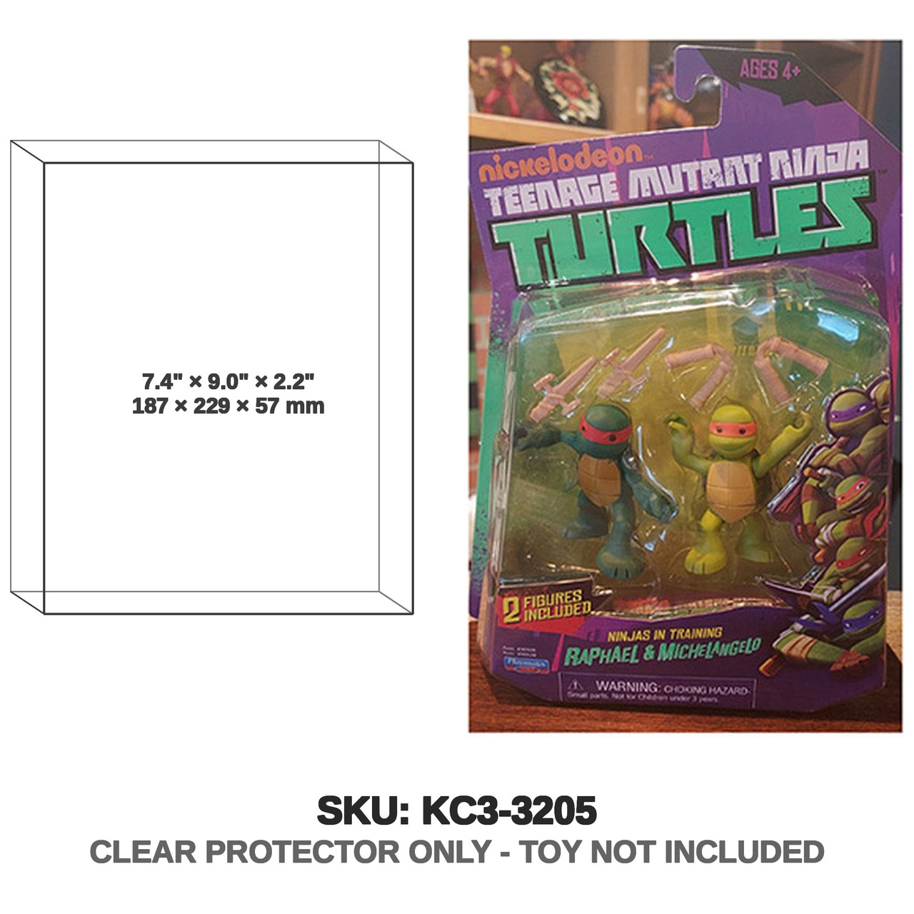 Teenage Mutant Ninja Turtles Ninjas in Training Raphael & Michelangelo Figures