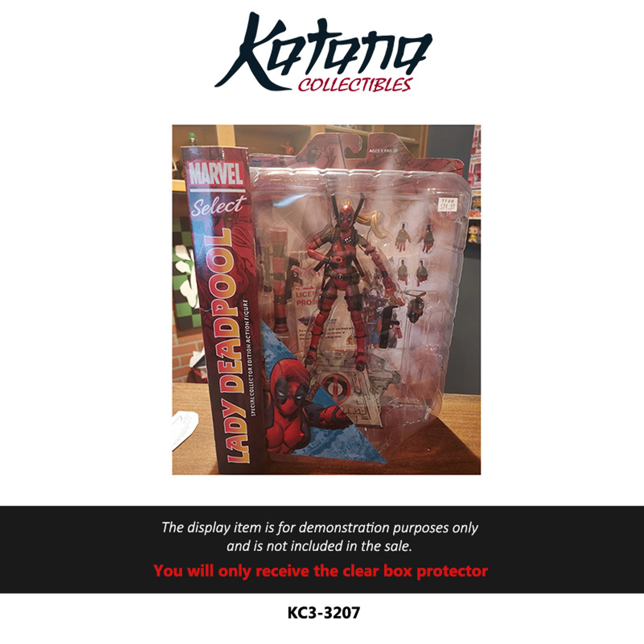 Katana Collectibles Protector For Marvel Select Lady Deadpool