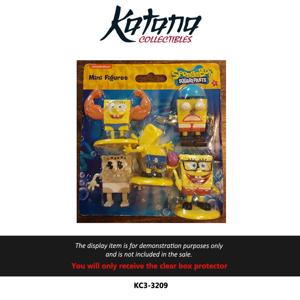 Katana Collectibles Protector For Spongebob Mini Figures
