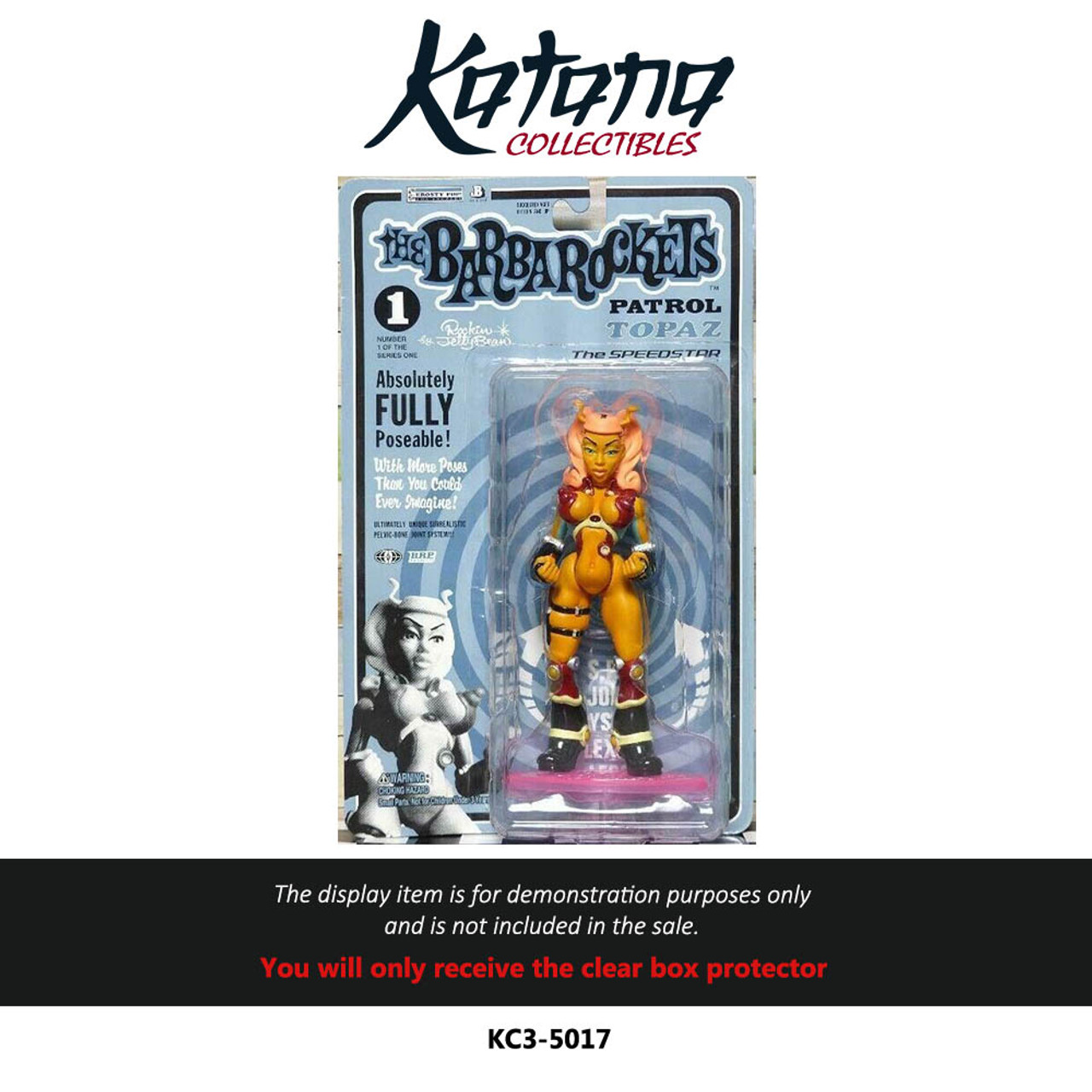 Katana Collectibles Protector For Barba Rocket Patrol Topaz (Carded Figure) by Rockin' Jelly Bean
