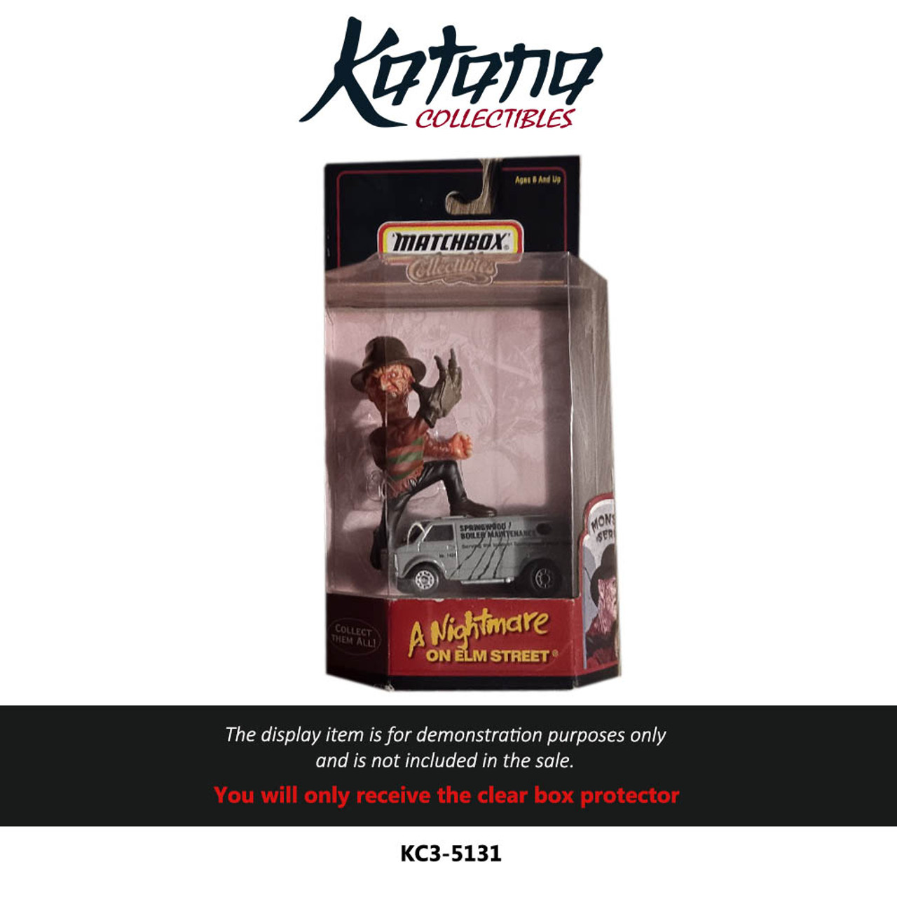 Katana Collectibles Protector For Match Box : A Nightmare on Elm Street