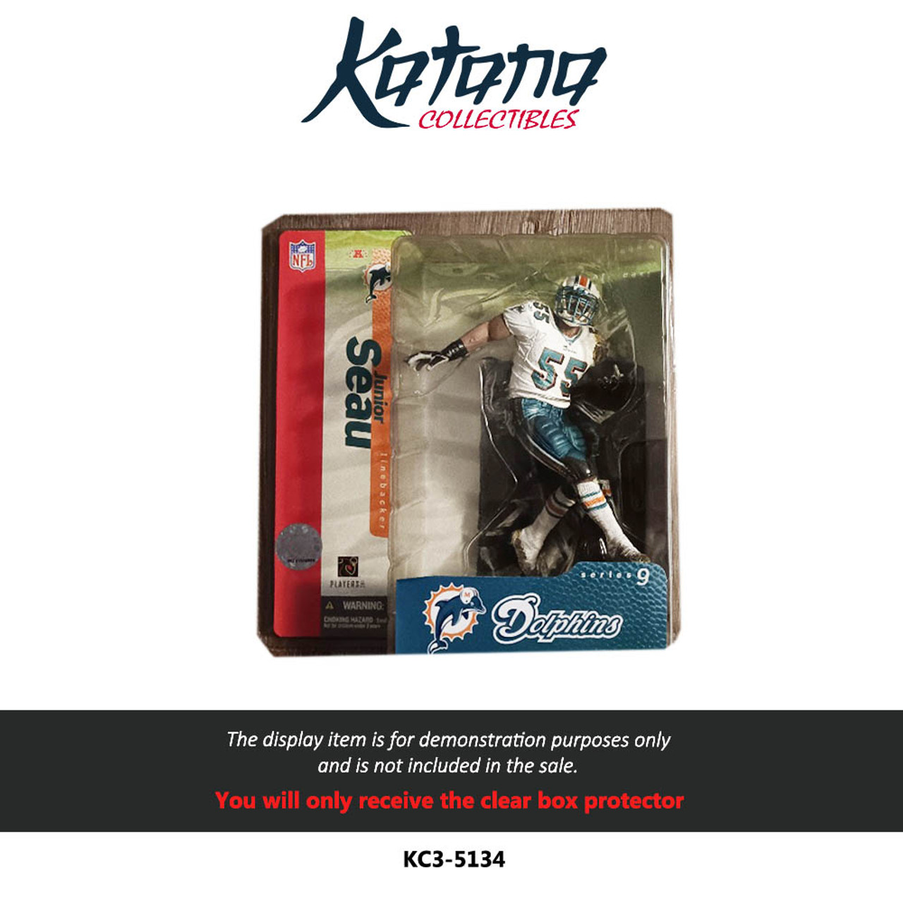 Katana Collectibles Protector For Dolphins Jr. Seau